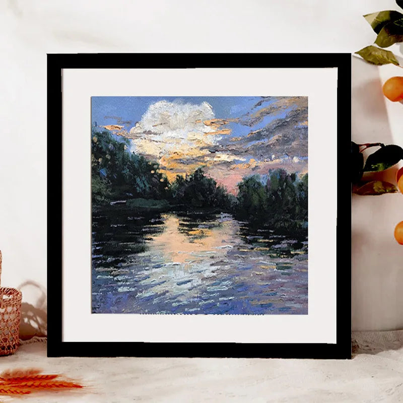 Square Wood Photo Frame