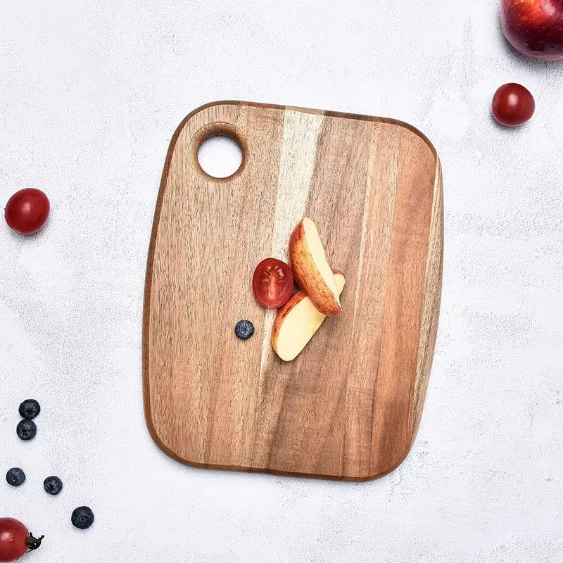 Acacia Wood Cutting Board with Handle