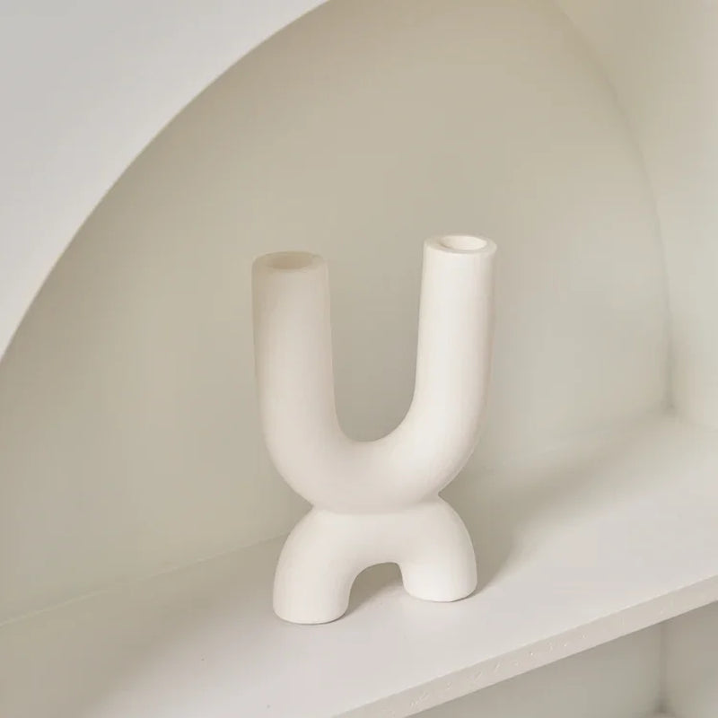 Ceramic Taper Candle Holder