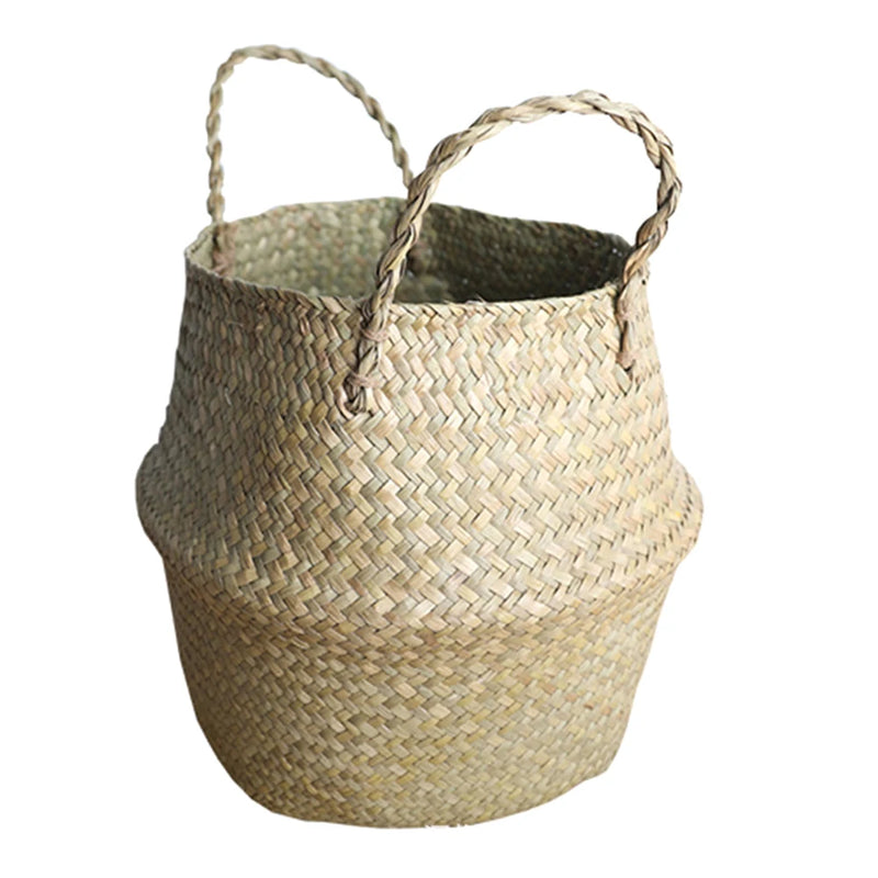 Handwoven Seagrass Storage Basket