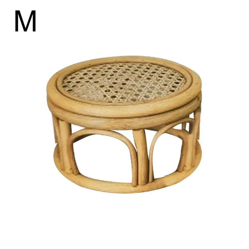 Rattan Wicker Plant Stand, Farmhouse Style